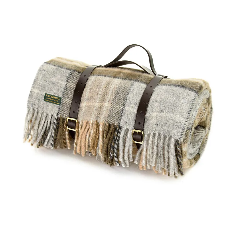 Tweedmill Polo Picnic Rug McKellar/Brown